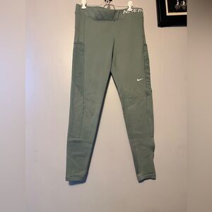 Nike dry fit teal legging large